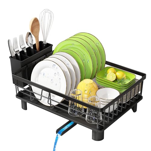 MAJALiS · Escurreplatos de acero inoxidable con bandeja